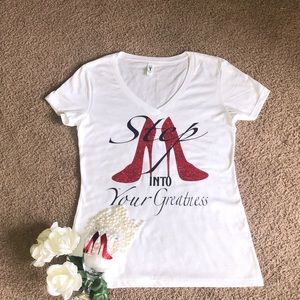 Hand crafted T-shirt.